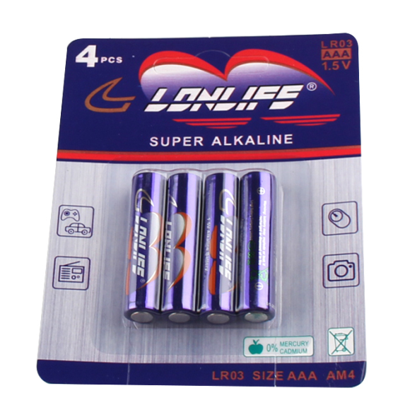 PILE AAA LOT DE 4PCS JB-1664