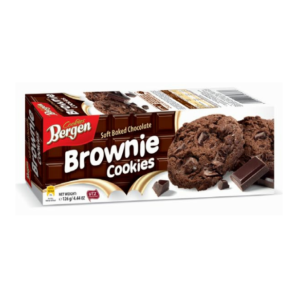 BERGEN COOKIE BROWNIE 126GR