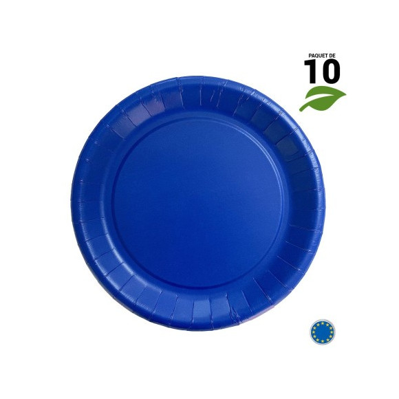 ASS RONDE BLEU 23CM/20U