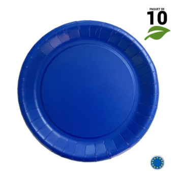 ASS RONDE BLEU 23CM/20U