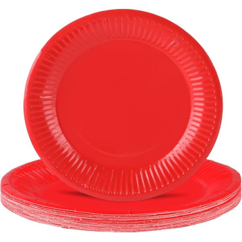 ASS RONDE ROUGE 23CM/20U