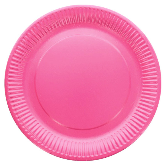 ASS RONDE ROSE 23CM/20U