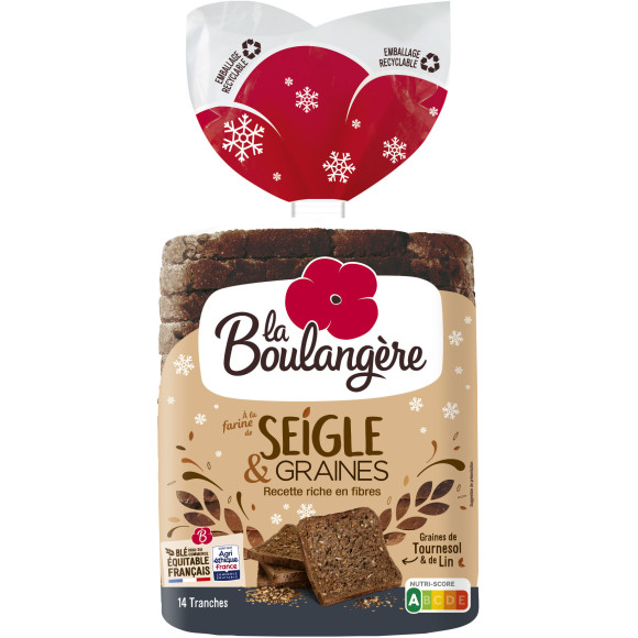 PAIN M SEIGLE GRAINE LB 500GR
