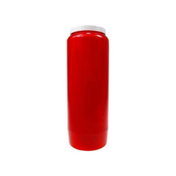 BOUGIE NEUVAINE ROUGE UNIE