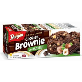 BERGEN BROWNIE NOISETTE 126G