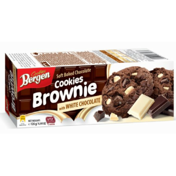 BERGEN BROWNIE CHOCOBLANC 126G