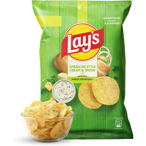 LAYS AMERICAN CREAM ONION 75GR