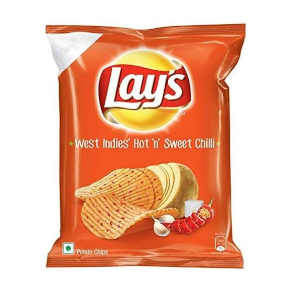 LAYS HOT AND SWEET CHILLI 75GR