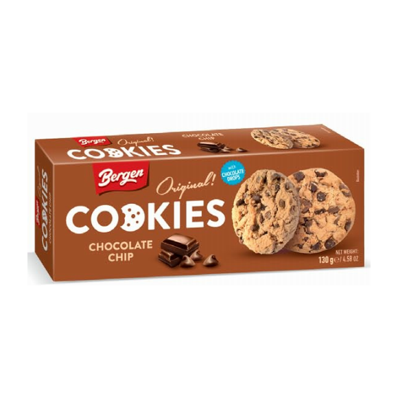 BERGEN CHOCO CHIPS 130GR