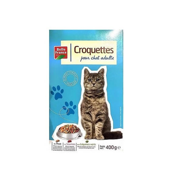 CROQ CHAT POISSON/LEGUMES 400G