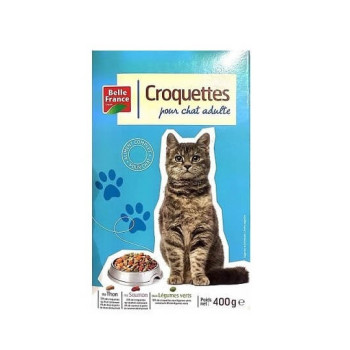 CROQ CHAT POISSON/LEGUMES 400G