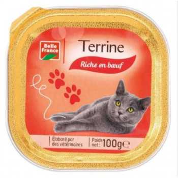 BARQ CHAT BŒUF 100GR