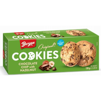 BERGEN CHOCO CHIPS NOISET 130G