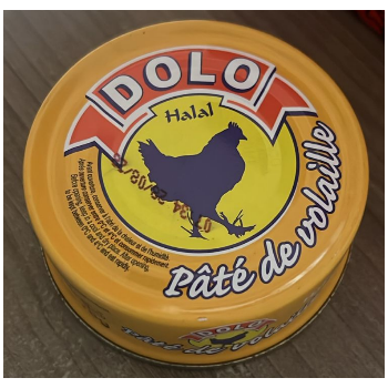 PATE DE VOLAILLE DOLO