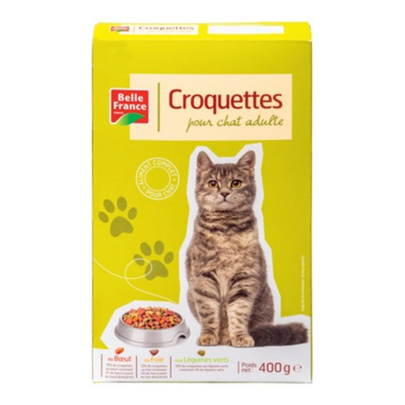 CROQ CHAT BOEUF/LEGUMES BF 400