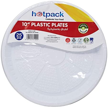 PLASTIC PLATE 10 20PKT*25PCS