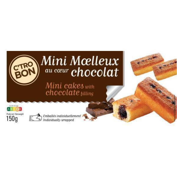 MINI CAKE CHOCOLAT 5*30G