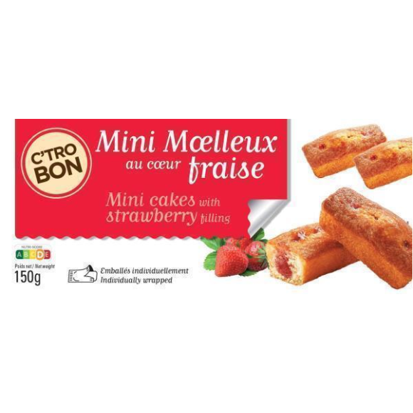 MINI CAKE FRAISE 5*30G