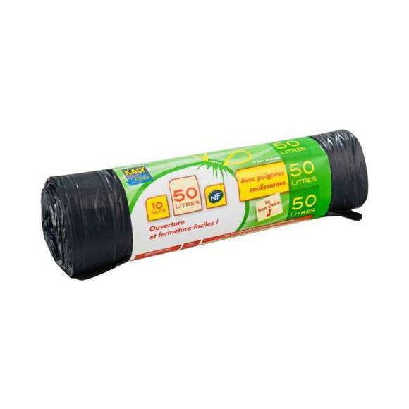 PACLAN SACS POUBELLE 50L X 10
