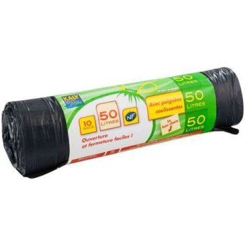 PACLAN SACS POUBELLE 50L X 10