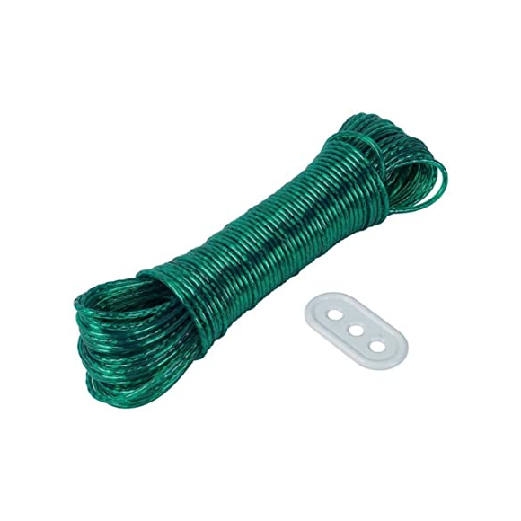 CORDE À LINGE 10 M X 2 PCS CLE