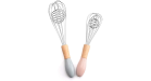 FOUET EN ACIER INOXYDABLE X 2