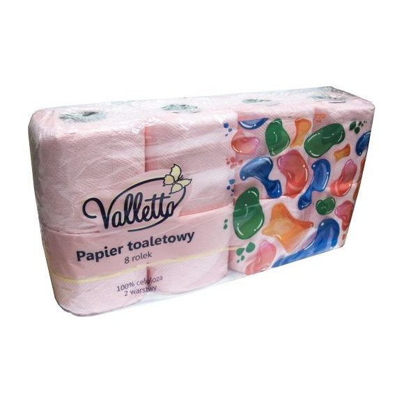 VALETTO 8SZT RUMIANKOWY PAPIER