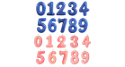 NUMBER CANDLE NO. 8 WITH HOLDE