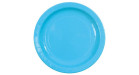 ASSIETTE CART. RONDE 7 BLEU CI