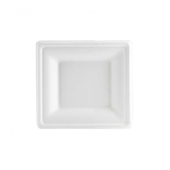ASSIETTE CARRE 9 WHITE -20PCS