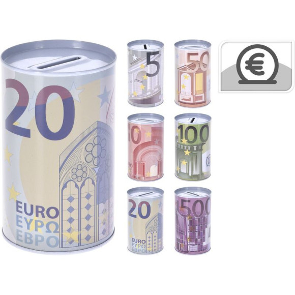 TIRELIRE EUROS 5PCS