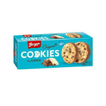 BERGEN COOKIES 3 CHOCO 130GR