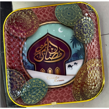 PLATEAU MELAMINE EID GOLD LINE