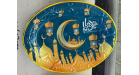 PLATEAU MELAMINE EID GOLD LINE