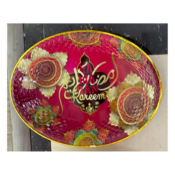 PLATEAU MELAMINE EID GOLD LINE