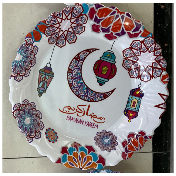 PLATEAU MELAMINE EID 26 CM JB-