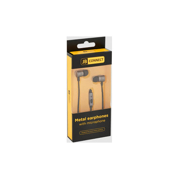 JB CONNECT METAL ECOUTEUR 1,2M