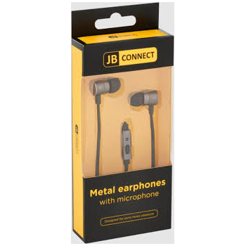 JB CONNECT METAL ECOUTEUR 1,2M