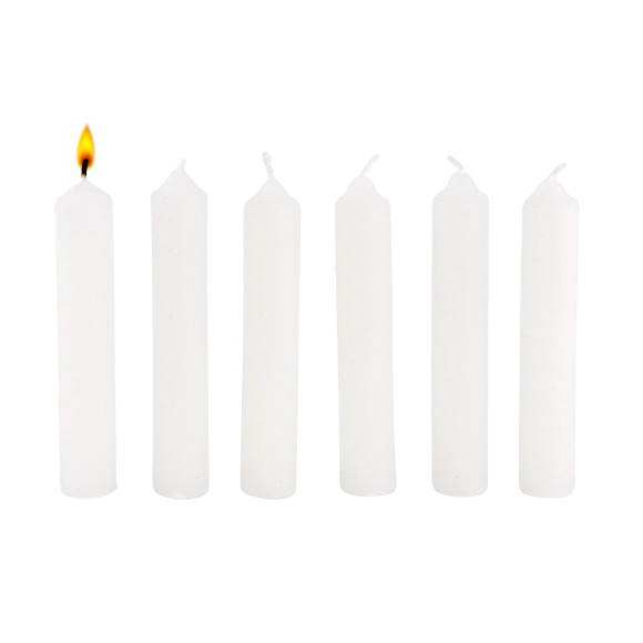 BOUGIE LOT DE 6 PCS JB-1531-R
